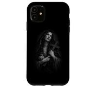 Sacred Mary Holding Cross Christian Prayer Case for iPhone 11