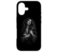 Sacred Mary Holding Cross Christian Prayer Case for iPhone 17