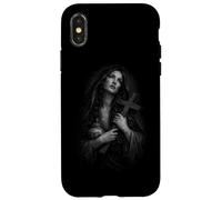 Sacred Mary Holding Cross Christian Prayer Case for iPhone X/XS