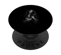 Sacred Mary Holding Cross Christian Prayer PopSockets Adhesive PopGrip