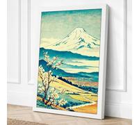 Sacred Mountain at Dawn Canvas Wall Art Print 24x16 Inch (61 x 41 cm)