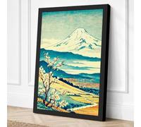 Sacred Mountain at Dawn Canvas Wall Art Print 30x20 Inch (76 x 51 cm)