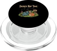 Sacred Nap Time Woodland Druid With Fox And Mushrooms PopSockets PopGrip for MagSafe