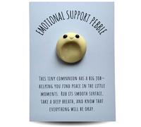 Sacred Nest Emotional Support Pebble | Charming Handmade Worry Stone Age 5+, Cute Pocket Hug Gift | Anxiety Relief for Kids & Adults | Crafted in the UK - Mental Health Gifts to Bring Peace -Glow