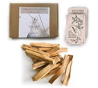 Sacred Nest Extra Premium Palo Santo Smudging Sticks | 100g (10-11 Chunky Sticks) SERFOR Certified, High Resin, Wild Harvested Peruvian Smudge Sticks | Energy Cleansing Incense