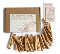 Sacred Nest Palo Santo - Very Thin Fine Sticks - 170g SERFOR Certified Smudging Wood | 30 Thin, High Resin Smudge Sticks | Wild Harvested,Peruvian Smudging Sticks |Energy Cleansing Incense Stick