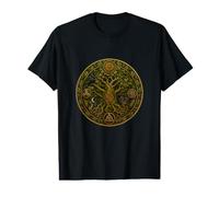 Sacred Oak Tree Druid Celtic Forest Woodland Mythology Value Graphic T-Shirt