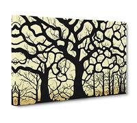 Sacred Oak Trees Canvas Wall Art Print 30x20 Inch