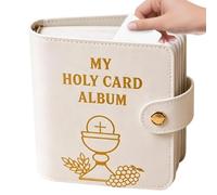 Sacred Picture Binder - Miniature Pamphlet Guard, Multiple Inserts Keeper Folio, Devotional Christian Literature Jacket Envelope Carrier System | Spiritual Stationery Container Shield Compact Secure C