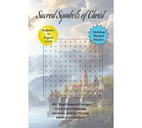 Sacred Places and Symbols of Christ Word Search Puzzle Book: Easy to Read Christian word search puzzles about the Miracles of Jesus [6x9 inches,110 ... bible study groups, therapy, devotion
