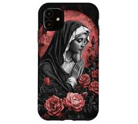 Sacred Prayer Red Roses rose moon Art Case for iPhone 11