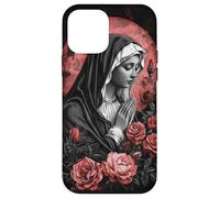 Sacred Prayer Red Roses rose moon Art Case for iPhone 12 mini