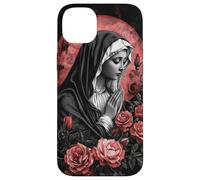 Sacred Prayer Red Roses rose moon Art Case for iPhone 14 Plus