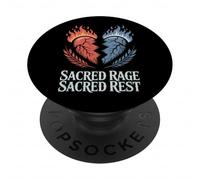 Sacred Rage Sacred Rest Mindfulness Emotional Balance PopSockets Adhesive PopGrip