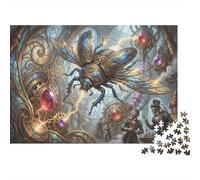 Sacred Scarab 1000 Piece Jigsaw Puzzle,Premium Cardboard,Stress Relief,Whimsical Challenge,Educational Toy,Home Wall Decor,Gift Idea,Adults & Kids 14+ 70x50cm