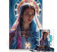 Sacred Serenity 1000 Pieces Jigsaw Puzzles for Adults Fine Logic Toy Leisure Time Neat Edge Art Collectible (38x52cm)