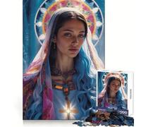 Sacred Serenity 1000 Pieces Jigsaw Puzzles for Adults Fine Logic Toy Leisure Time Neat Edge Art Collectible (38x52cm)