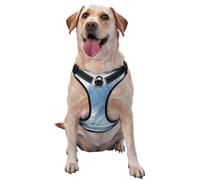 sacred snow wolf reflective Oxford unobstructed pet vest, easy to control handle, suitable for small, medium and large dogs