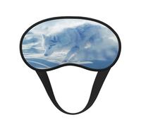 Sacred Snow Wolf Ultimate Eye Mask for Sleeping, Soft and Comfortable Eye Mask, Relaxing Zero Pressure Night Blindfold.