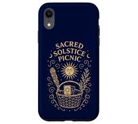 Sacred Solstice Picnic Spiritual Midsummer Nature Wicca Art Case for iPhone XR