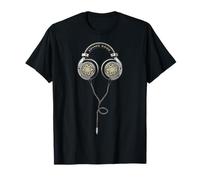Sacred Sound Headphones Mandala Art - Spiritual Music Design T-Shirt