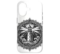 Sacred Spiritual Lighthouse Tattoo Style Mystical Mandala Case for iPhone 17
