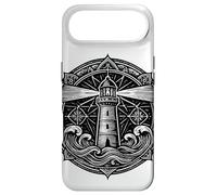 Sacred Spiritual Lighthouse Tattoo Style Mystical Mandala Case for iPhone Air