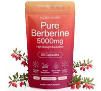 Sacred Summit Pure Berberine 500mg - 10:1 Extract (5000mg Equivalent) - Vegan Capsules - Premium Plant-Based Supplement for Everyday Balance and Vitality - 90 Capsules