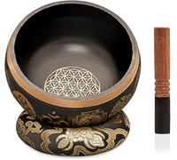 Sacred Symbols Singing Bowls | Black | 4 Inches