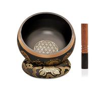 Sacred Symbols Singing Bowls | Black | 4 Inches