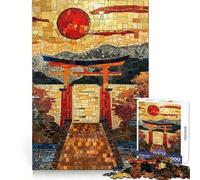 Sacred Torri Path Mosaic 1000 Piece Jigsaw Puzzle for Teenagers Intellect Toy Mental Relax Quality Cut (38x26cm)