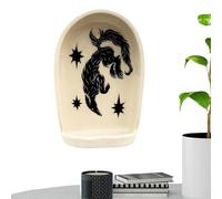 Sacred Wall Niche Candle Holder - Living Room Meditation Decoration - Wall Decoration Altar | for Statues Crystals Homeowners Collectors Apartment Home Office Living Room Bedroom Study Hallway