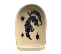 Sacred Wall Niche, Decorative Wall Niche, Decorative Resin Shrine, Handmade Art Niches with Plant Pattern for Meditation, Reflection, Home Altar, Candle Holders, Jewelry Trays, Mural