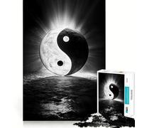 Sacred Yin And Yang 1000 Piece Jigsaw Puzzles for Teenagers Jigsaw Wise Think Toy Relax Time Clear Cut Festival Gift (38x52cm)