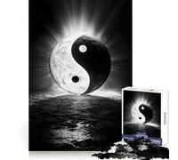 Sacred Yin And Yang 1000 Piece Jigsaw Puzzles for Teenagers Jigsaw Wise Think Toy Relax Time Clear Cut Festival Gift (38x52cm)