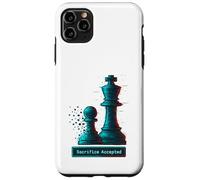 Sacrifice Accepted Chess King Pawn Glitch Art Chess Player Case for iPhone 11 Pro Max
