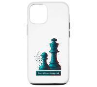 Sacrifice Accepted Chess King Pawn Glitch Art Chess Player Case for iPhone 12/12 Pro