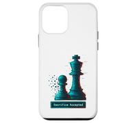 Sacrifice Accepted Chess King Pawn Glitch Art Chess Player Case for iPhone 12 mini