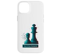 Sacrifice Accepted Chess King Pawn Glitch Art Chess Player Case for iPhone 14 Plus