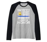 Sacrifice and Honor Police Raglan Baseball Tee