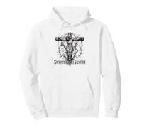 Sacrifice Becomes Salvation Christian Crucifixion Pullover Hoodie