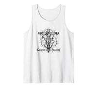 Sacrifice Becomes Salvation Christian Crucifixion Tank Top