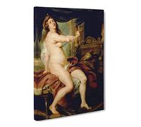 Sacrificing Dido By Peter Paul Rubens Canvas Print | Gallery Wrapped 30mm Frame Wall Art | 24x16 inches | Ready to Hang | Classic Picture | Living Room Bedroom Lounge Office