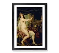 Sacrificing Dido by Peter Paul Rubens Framed Print | A2 Black Framed Wall Art | Ready to Hang | Modern Nature Picture | Living Room Bedroom Lounge Office