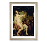Sacrificing Dido by Peter Paul Rubens Framed Print | A2 Oak Framed Wall Art | Ready to Hang | Modern Nature Picture | Living Room Bedroom Lounge Office