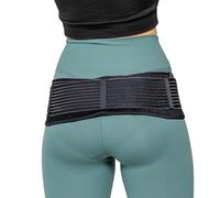 Sacroiliac SI Joint Hip Belt for Men & Women, Adjustable Anti-Slip Sciatica Support Belt, Lower Back Support Brace with 2 Elastic Straps for Sciatica, Pelvic, Lumbar, Leg and Nerve Pain Relief (M)