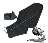 Sacs collecteurs de poussière sous vide - Sac à poussière transparent transparent, construction robuste et durable | Accessoire de collecte simple pour scies en aluminium, scies circulaires, espace de