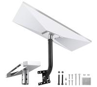 Sactulaz 15" J-Pole Mount for Starlink Gen 3, Wall or Roof Pipe Mount, Metal Frame