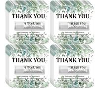 Sacubee 30 Pack Employee Appreciation Gift Lip Balms Bulk Staff Teacher Team Volunteer Thank You Gift Nurse Volunteers Appreciation Party Favor for Women Men Coworkers(Leaf,Green White)