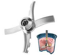 Sacumea For Ninja Creami Paddle Blade Accessories Replacement Parts, Fit for NC300 NC301 NC201 NC101 Series Ninja Creamerizer Ice Creami Stainless Steel Paddle Blade - 1YR Warranty